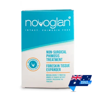 Novoglan Non-Surgical Phimosis Treatment Foreskin Expander Kit | Made in Australia | Mens Health Downunder