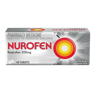 Nurofen Pain Relief Tablets Ibuprofen 200mg 48